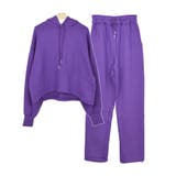 ７．パープル上下セット | スウェット 上下 レディース | terracotta