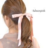 ヘアゴム ロングリボン ヘアポニー | terracotta | 詳細画像12 