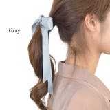 ヘアゴム ロングリボン ヘアポニー | terracotta | 詳細画像14 