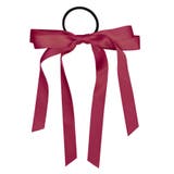 ８．ワイン | ヘアゴム ロングリボン ヘアポニー | terracotta