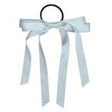 １０．グレー | ヘアゴム ロングリボン ヘアポニー | terracotta