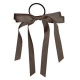 １２．ブラウン | ヘアゴム ロングリボン ヘアポニー | terracotta