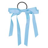 １７．スカイブルー | ヘアゴム ロングリボン ヘアポニー | terracotta