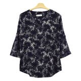 ４．リーフ風 | シャツ ブラウス スタンドカラーシャツ | terracotta