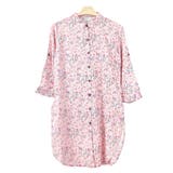 ２．小花柄ピンク | ブラウス シャツ 長袖 | terracotta