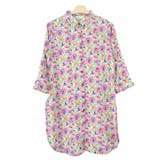 ４．大花柄ベージュ | ブラウス シャツ 長袖 | terracotta