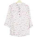 ３．小花柄アイボリー | シャツ ブラウス 七分袖 | terracotta