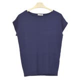 １．ネイビー | ニット レディース 半袖 | terracotta