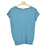 ６．モスブルー | ニット レディース 半袖 | terracotta