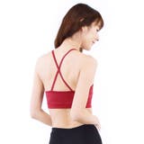 ブラトップ バッククロス ブラジャー | terracotta | 詳細画像5