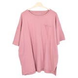 ２．丸首×ピンク | Tシャツ カットソー ワイド | terracotta