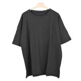 ５．丸首×ブラック | Tシャツ カットソー ワイド | terracotta