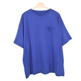 ８．Ｖ首×ロイヤルブルー | Tシャツ カットソー ワイド | terracotta
