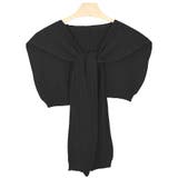 ４．ブラック | 肩掛け ニット 肩かけニット | terracotta