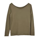 ４．カーキ | あったかインナー 長袖 裏起毛 | terracotta