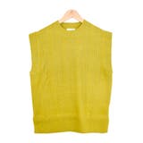 7.イエローグリーン | ニットベスト レディース トップス | terracotta