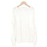 6.ビジュー無しホワイト | ニット セーター ビジュー付き | terracotta