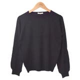 9.ビジュー無しブラック | ニット セーター ビジュー付き | terracotta