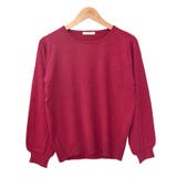 10.ビジュー無しワイン | ニット セーター ビジュー付き | terracotta