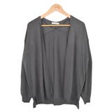 １．チャコール | カーディガン トッパー ニットカーデ | terracotta