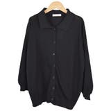 １．ブラック | カーディガン ニット 七分袖 | terracotta