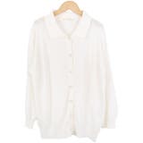 ４．オフホワイト | カーディガン ニット 七分袖 | terracotta