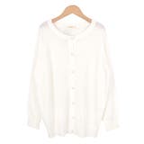 １．ホワイト | カーディガン 秋 冬 | terracotta