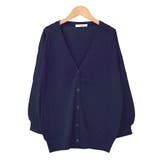 4.ネイビー | カーディガン 七分袖 薄手 | terracotta