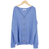 １．10分袖×ライトブルー | カーディガン ニット レディース | terracotta