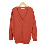９．9分袖×レッド | カーディガン ニット レディース | terracotta