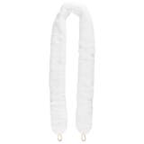 ２．ホワイト | ファー ショルダーベルト ショルダーストラップ | terracotta