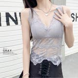 ブラトップ キャミソール セクシーランジェリー | terracotta | 詳細画像9 