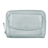 １．ブルーグレー | 小銭入れ付き カードケース じゃばら型 | terracotta