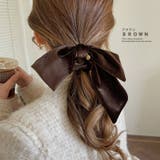 シュシュ ヘアアクセサリー ヘアゴム | terracotta | 詳細画像8 