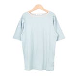 5.Aタイプ×サックス | カットソー 半袖 リブ | terracotta