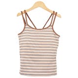 ３．ブラウン | キャミソール カップ付き レディース | terracotta