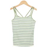 ４．グリーン | キャミソール カップ付き レディース | terracotta