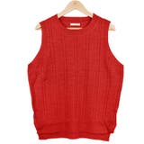13.Bタイプ×レッド | ニットベスト レディース ニット | terracotta