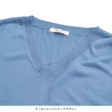 ニット Ｖネック 七分袖 | terracotta | 詳細画像4 