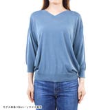 ニット Ｖネック 七分袖 | terracotta | 詳細画像8 