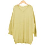 １．マスタード | ニット Ｖネック 七分袖 | terracotta