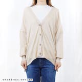カーディガン 夏 Vネック | terracotta | 詳細画像8