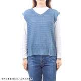 ニットベスト 透かし編み ニット | terracotta | 詳細画像8