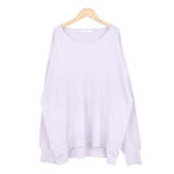 ３．ラベンダー | ニット ニットソー Vネック | terracotta