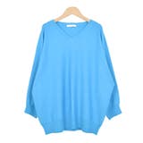 ５．ターコイズ | ニット Vネック ニットソー | terracotta