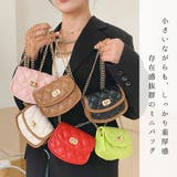 ミニポシェット キルティング チェーンバッグ | terracotta | 詳細画像5 