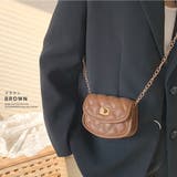 ミニポシェット キルティング チェーンバッグ | terracotta | 詳細画像8 