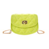 ３．キミドリ | ミニポシェット キルティング チェーンバッグ | terracotta