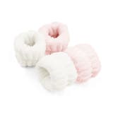 ２．ホワイト×ピンク | 吸水リストバンド 2ペアセット 2個セット | terracotta