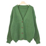 ２．グリーン | ニット カーディガン 春 | terracotta